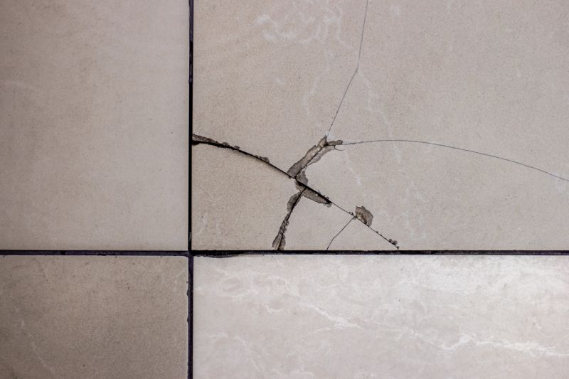 Damaged Tile Surface