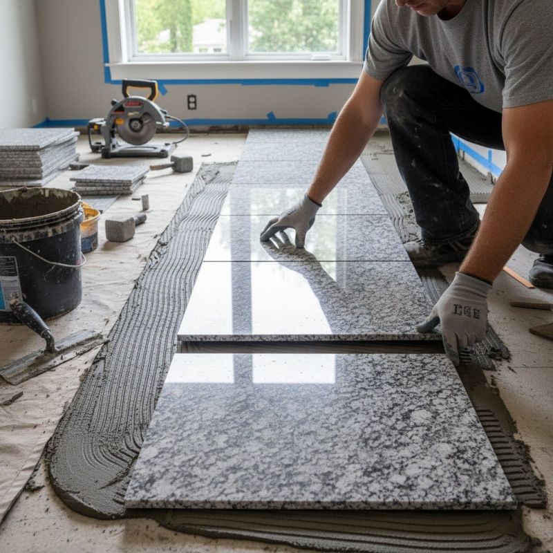 Stone Floor Installation in Alpharetta, GA